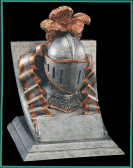 4 inch tall Knight  school, club, team mascot statue